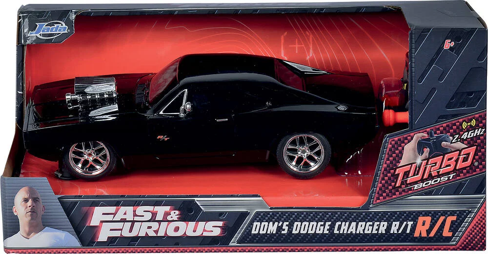 FAST & FURIOUS - VOITURE RADIOCOMMANDE DODGE CHARGER 1\/24EME