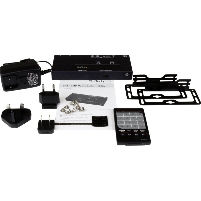 StarTech.com Switch Matrice HDMI 2x2 avec Commutation Automatique et Prioritaire - 1080p