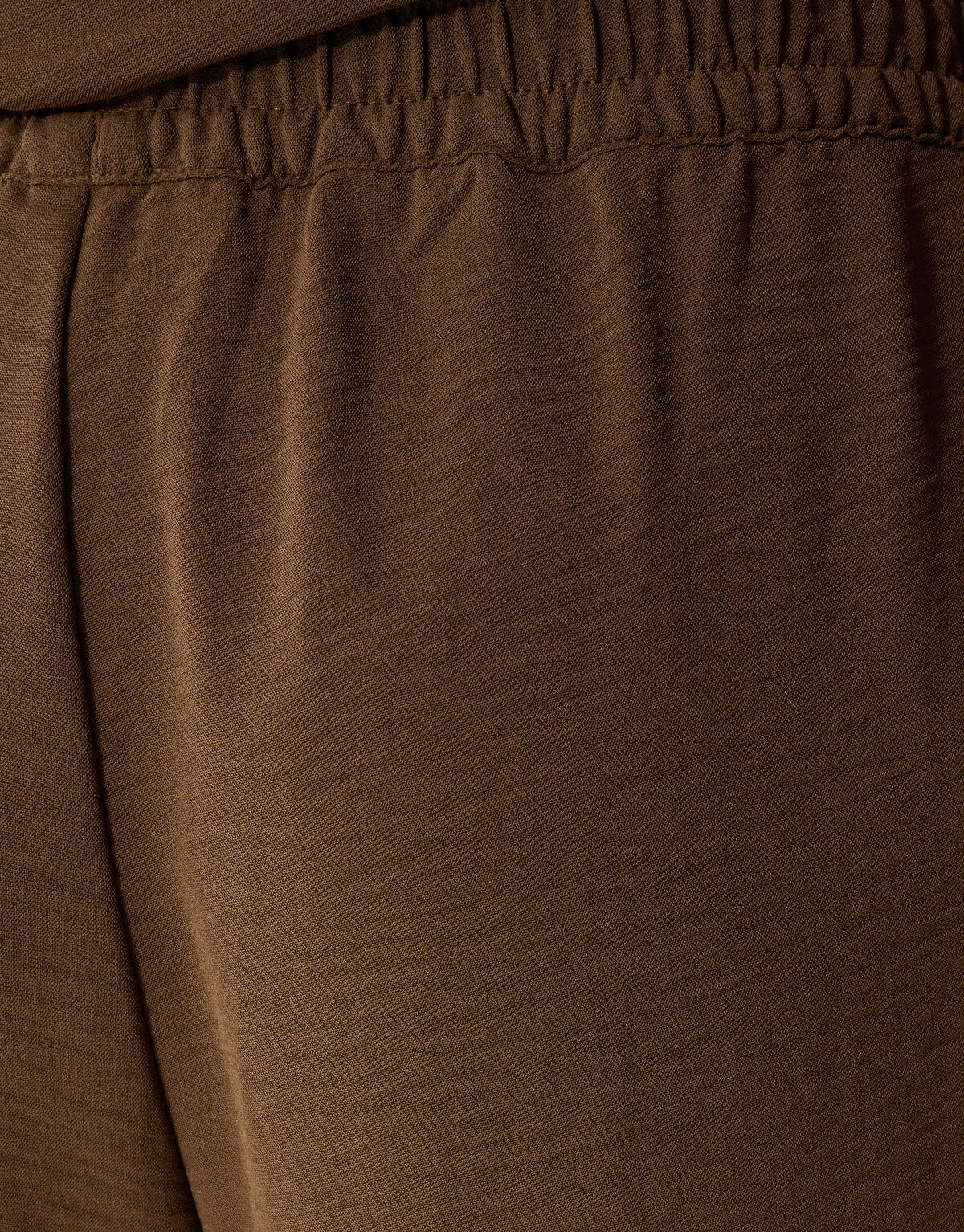 Twist Wide Leg Fit Broek Bruin