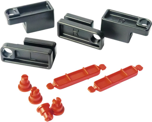 Dekselsluiting met clip voor stapeldozen, 4 stuks
