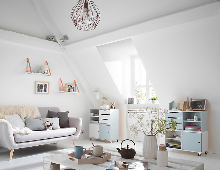 Peinture murs et plafonds en phase aqueuse Dulux Valentine mat blanc 10L +20% gratuit