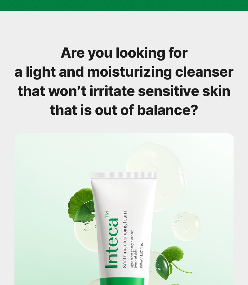 make p:rem - Inteca Soothing Cleansing Foam