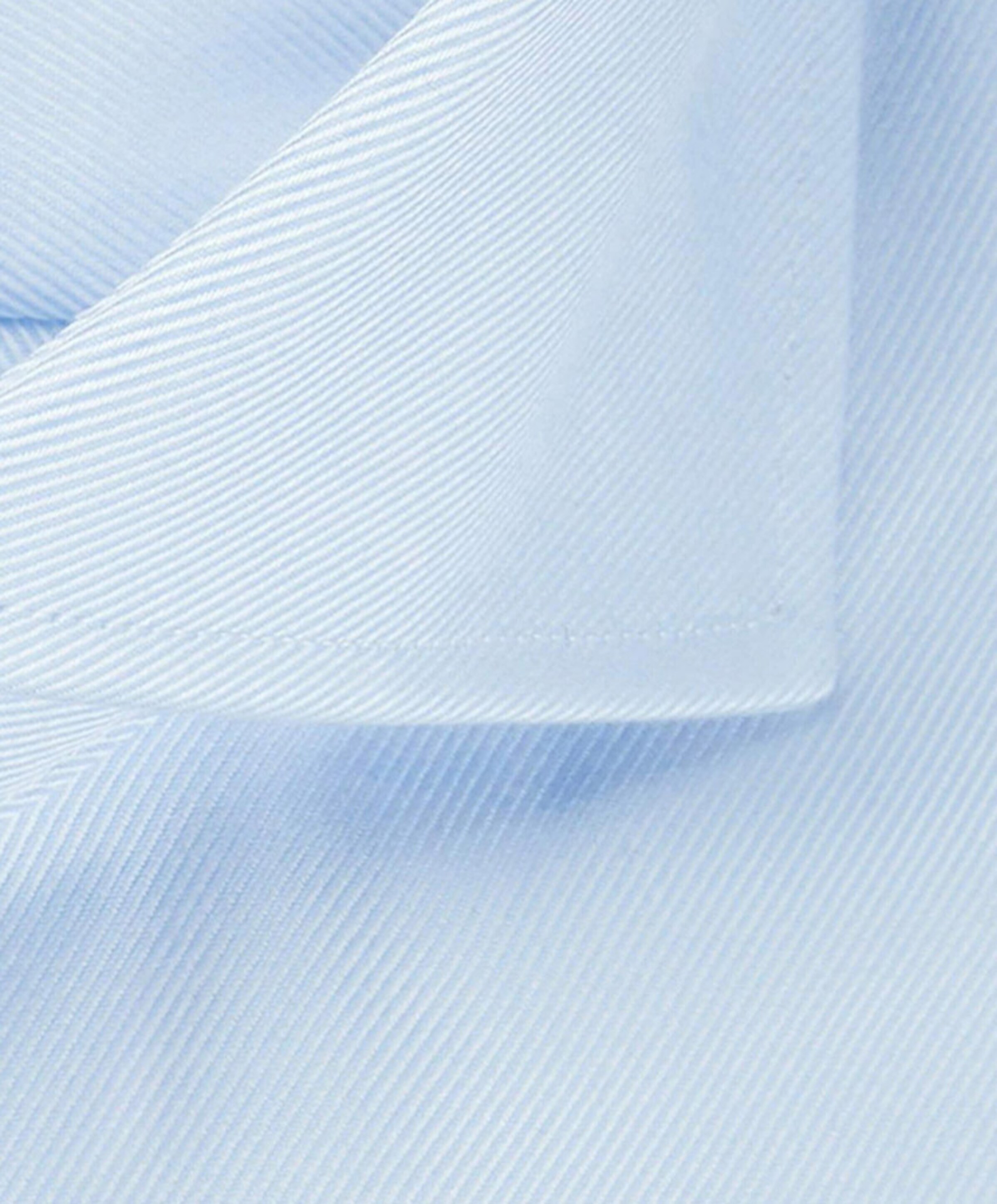 Profuomo Heren overhemd lange mouw blauw