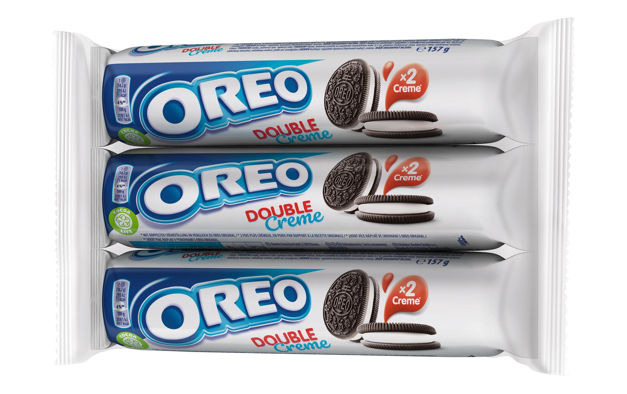 Guetzli Oreo Double 3 x 157 gDoppelt gefüllte Oreo Guetzli