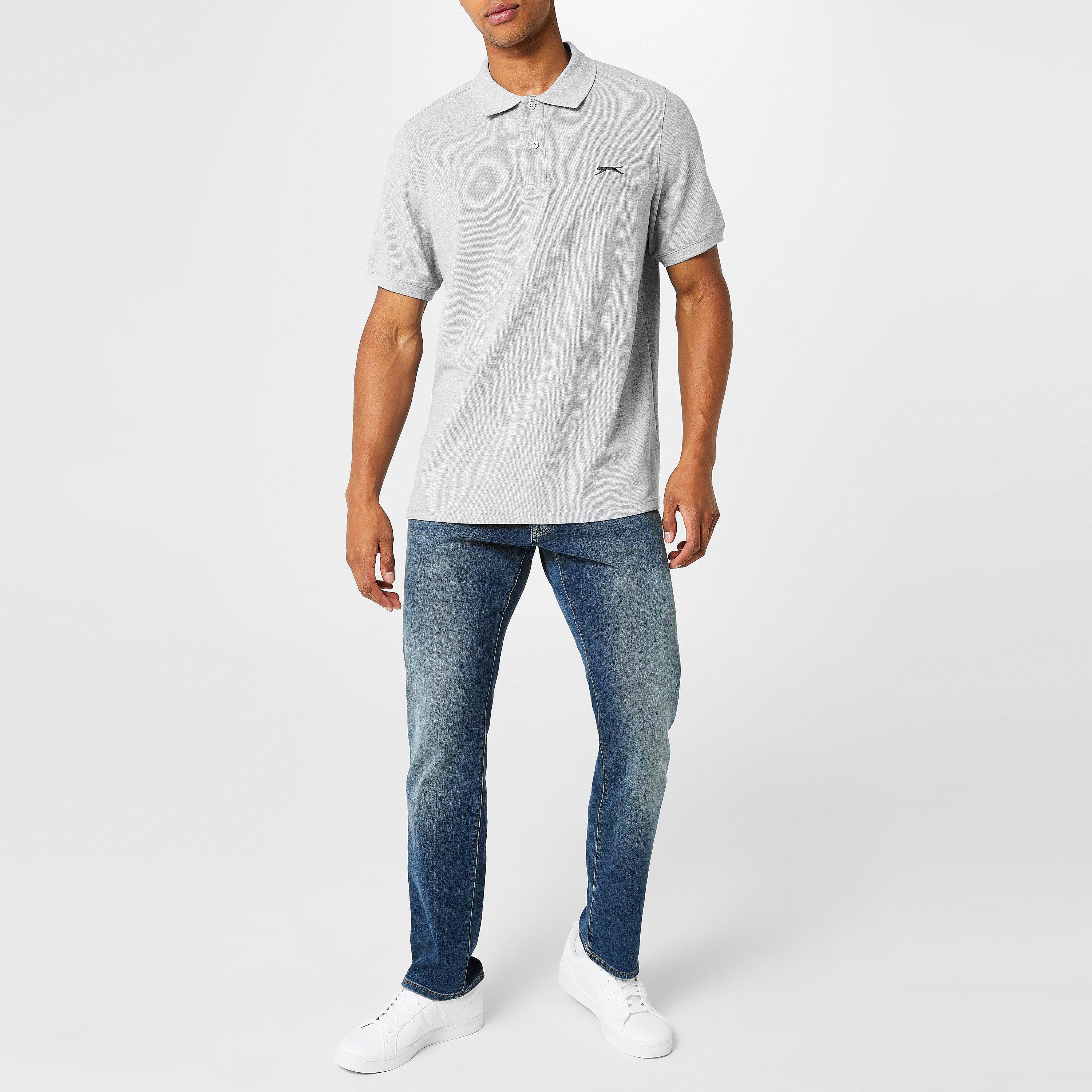 Slazenger Plain Polo Shirt Mens