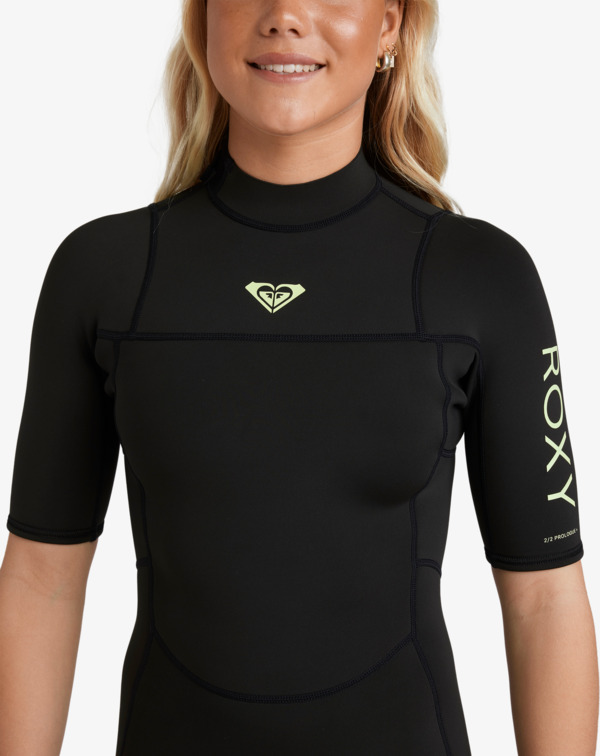2/2mm Prologue+ Springsuit manches courtes back zip Noir Femme