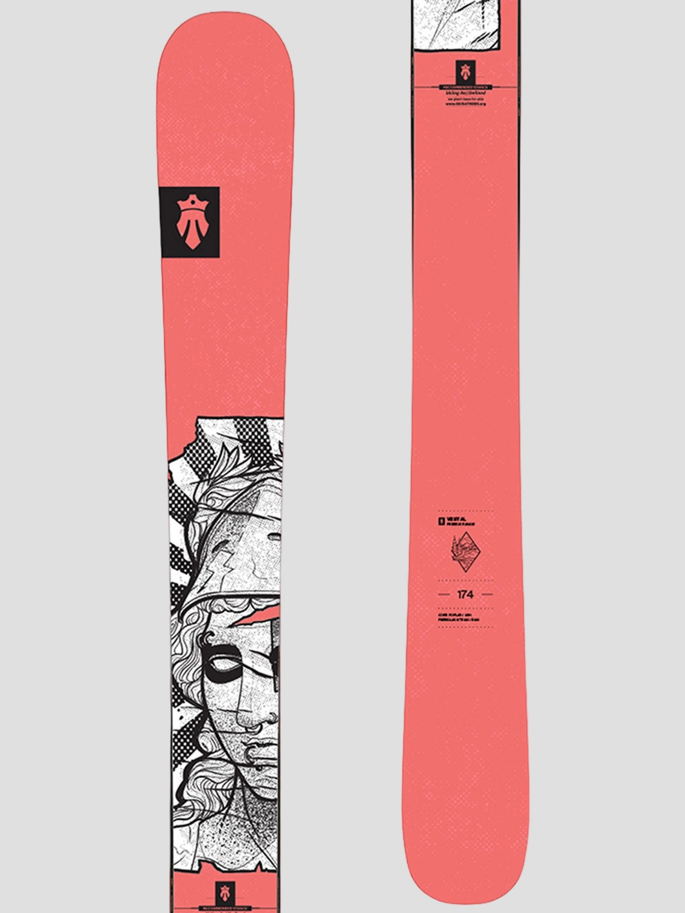 Majesty Vestal 2024 Skis pink