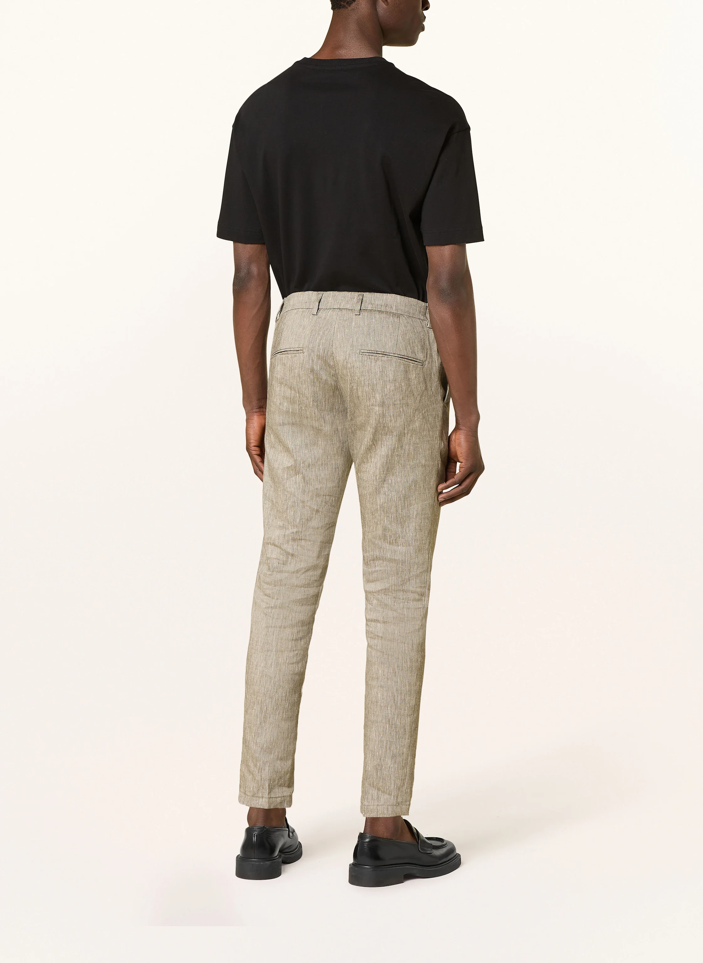 DRYKORN Anzughose AJEND Extra Slim Fit mit Leinen