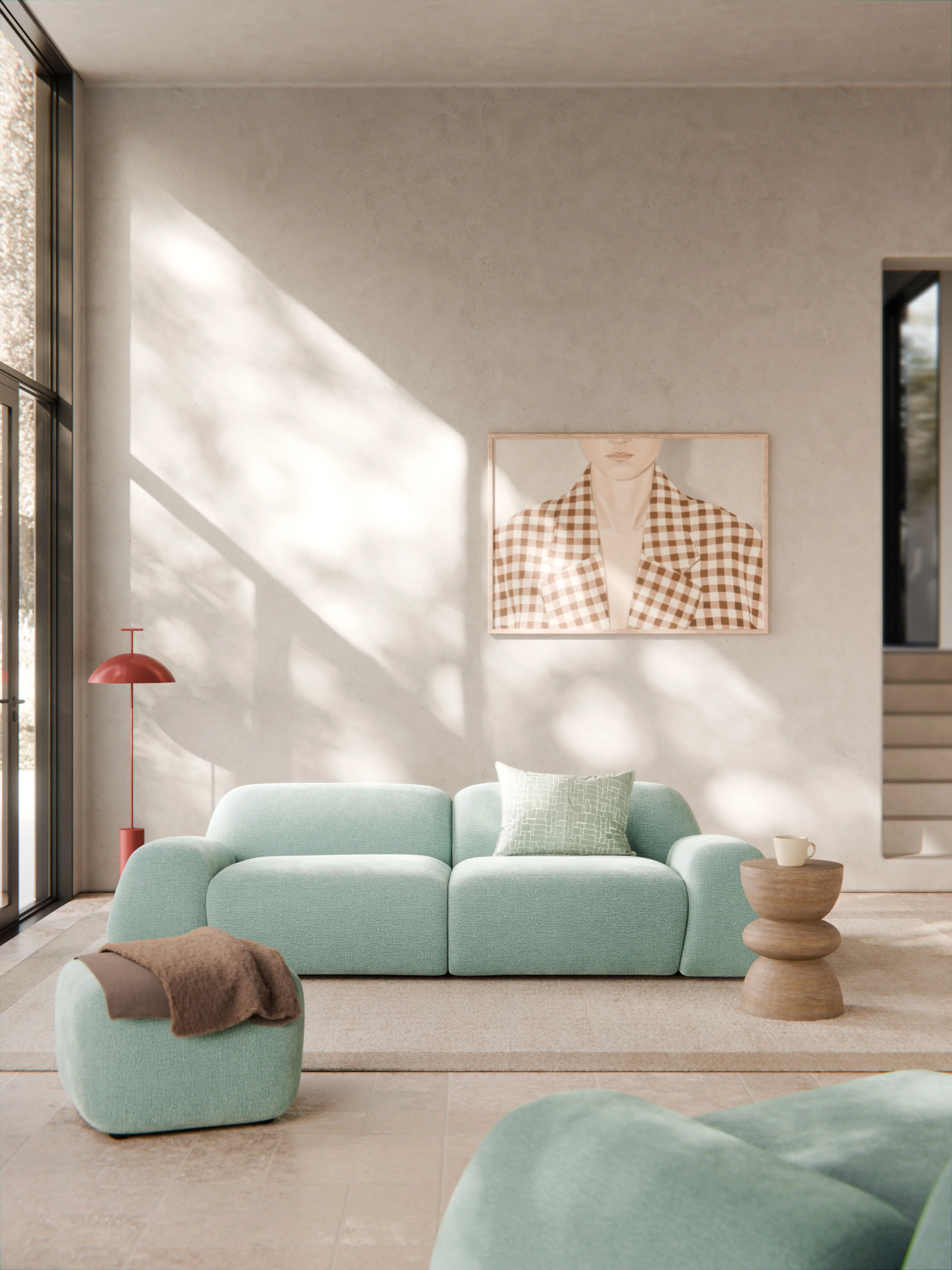 Modulaire bank Wolke (3-zits)