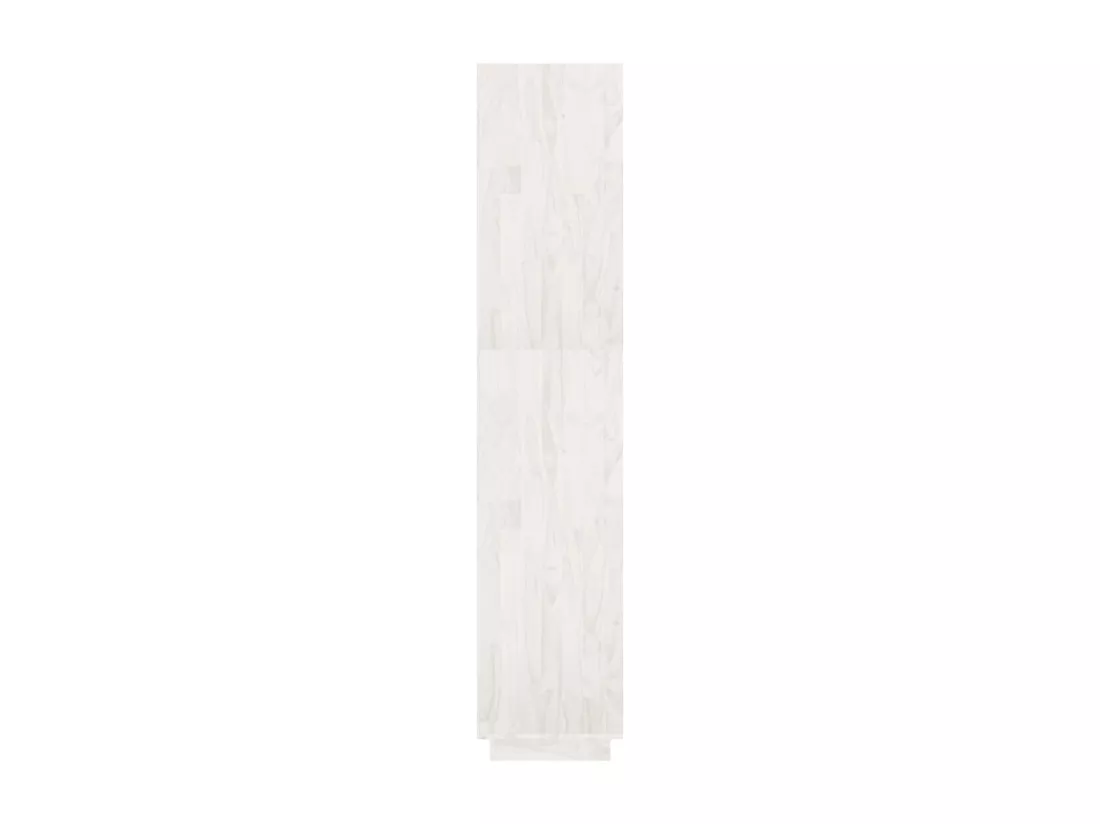 Bibliothèque/Séparateur de pièce Blanc 60x35x167 cm Pin massif