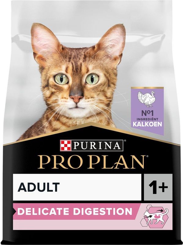 Pro Plan Adult Delicate Digestion - Katten Droogvoer - Kalkoen - 1,5 kg