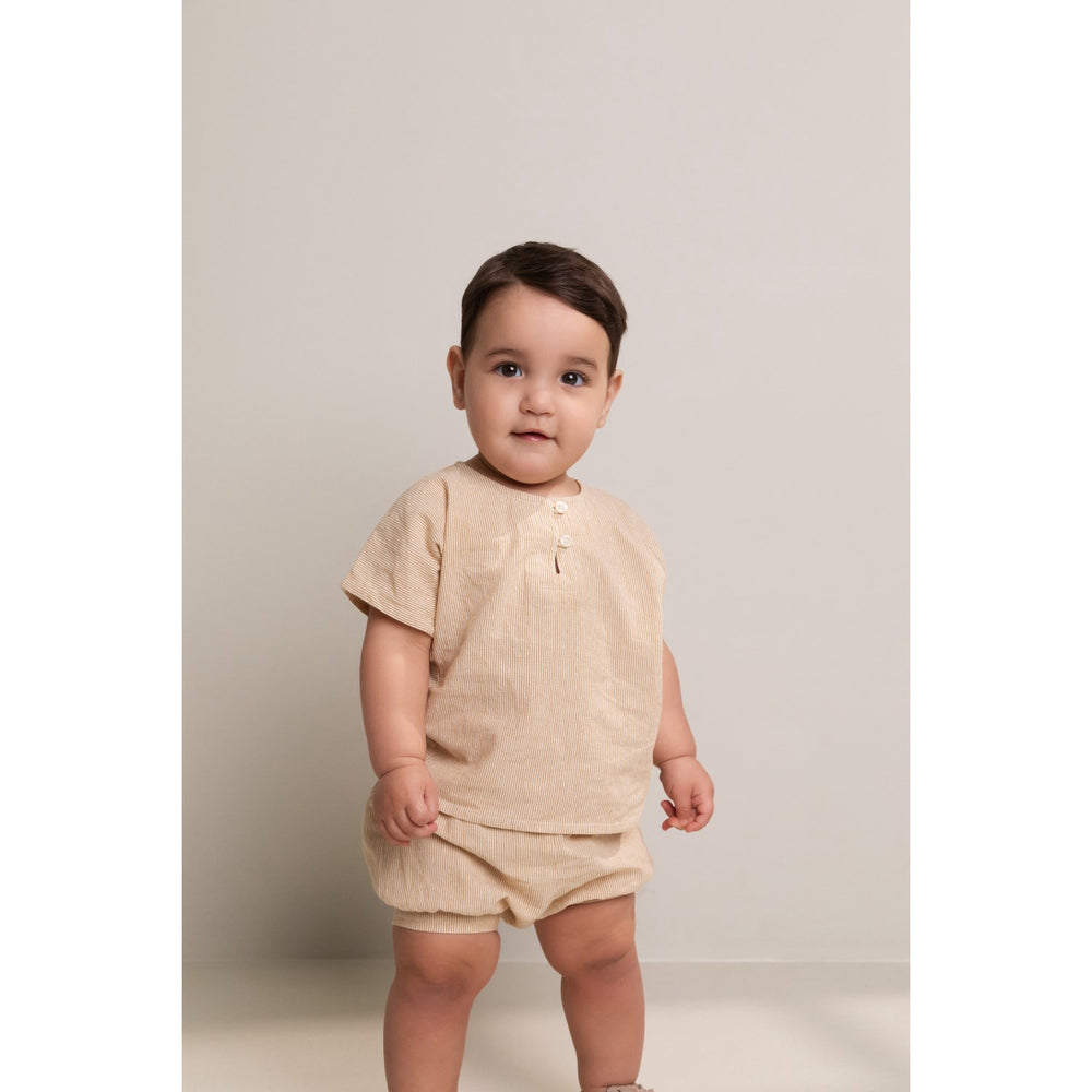 Køb MarMar Fine Cotton Dijon Stripe Pablo Shorts