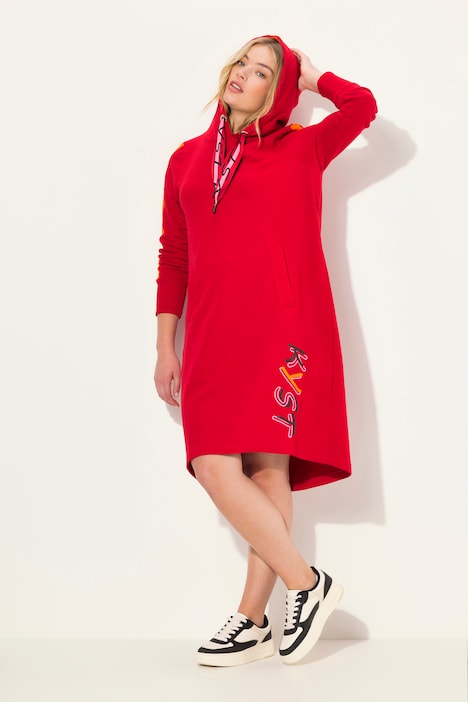 Sweatkleid, Kapuze, Langarm, OEKO-TEX Made in Green