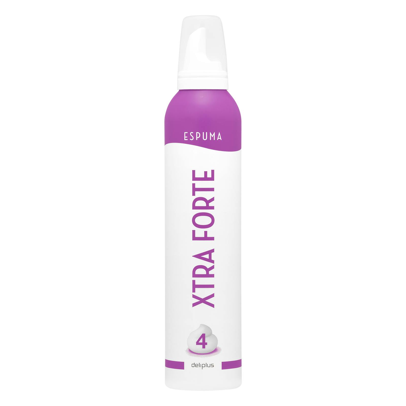 Mousse capillaire Deliplus Xtra Forte, tenue 4