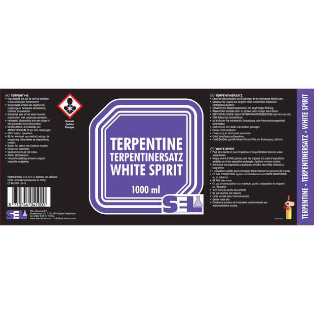 Sel terpentine - 1000 ml