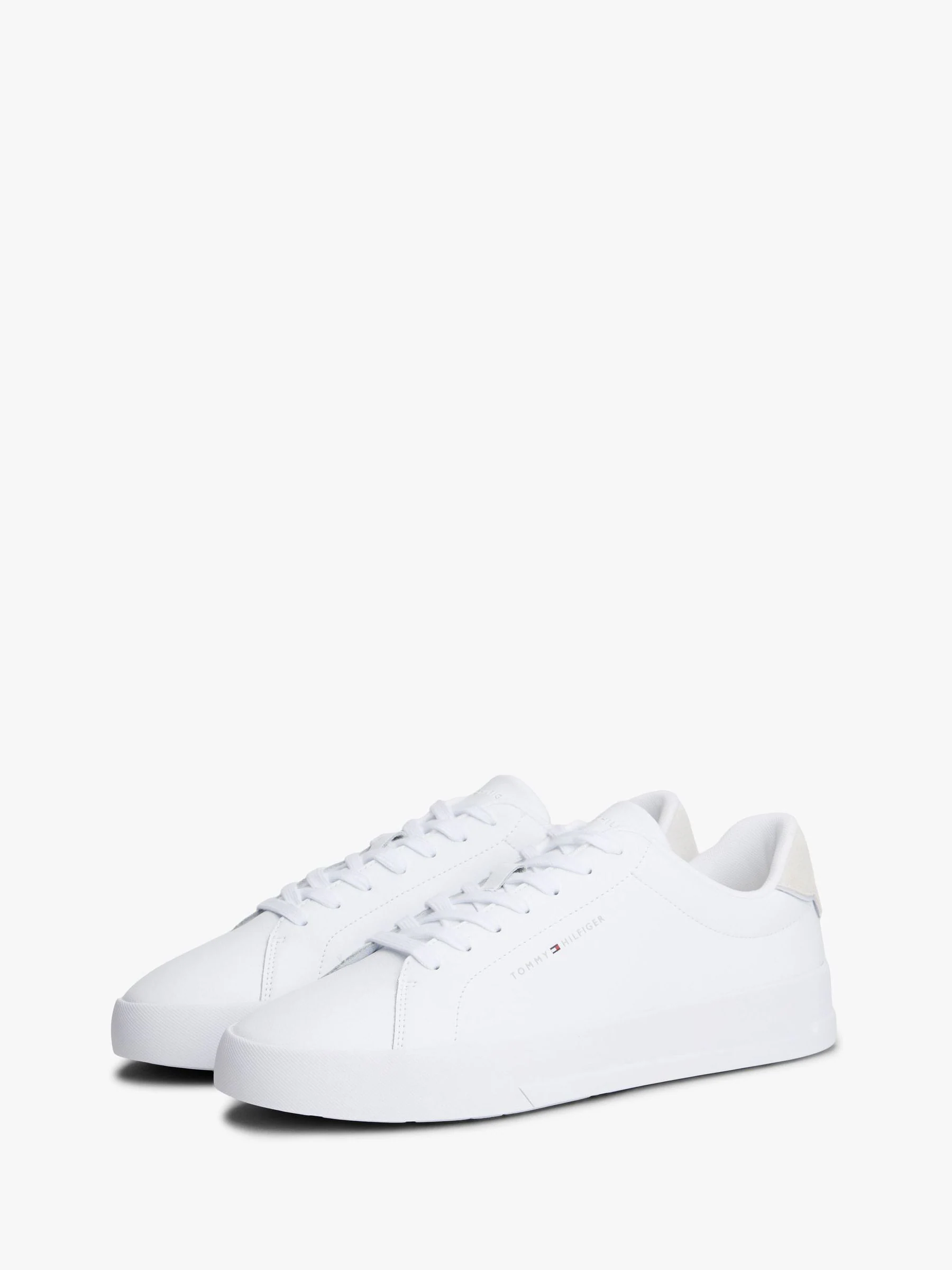 Tommy Hilfiger Logo Court Leather Trainers