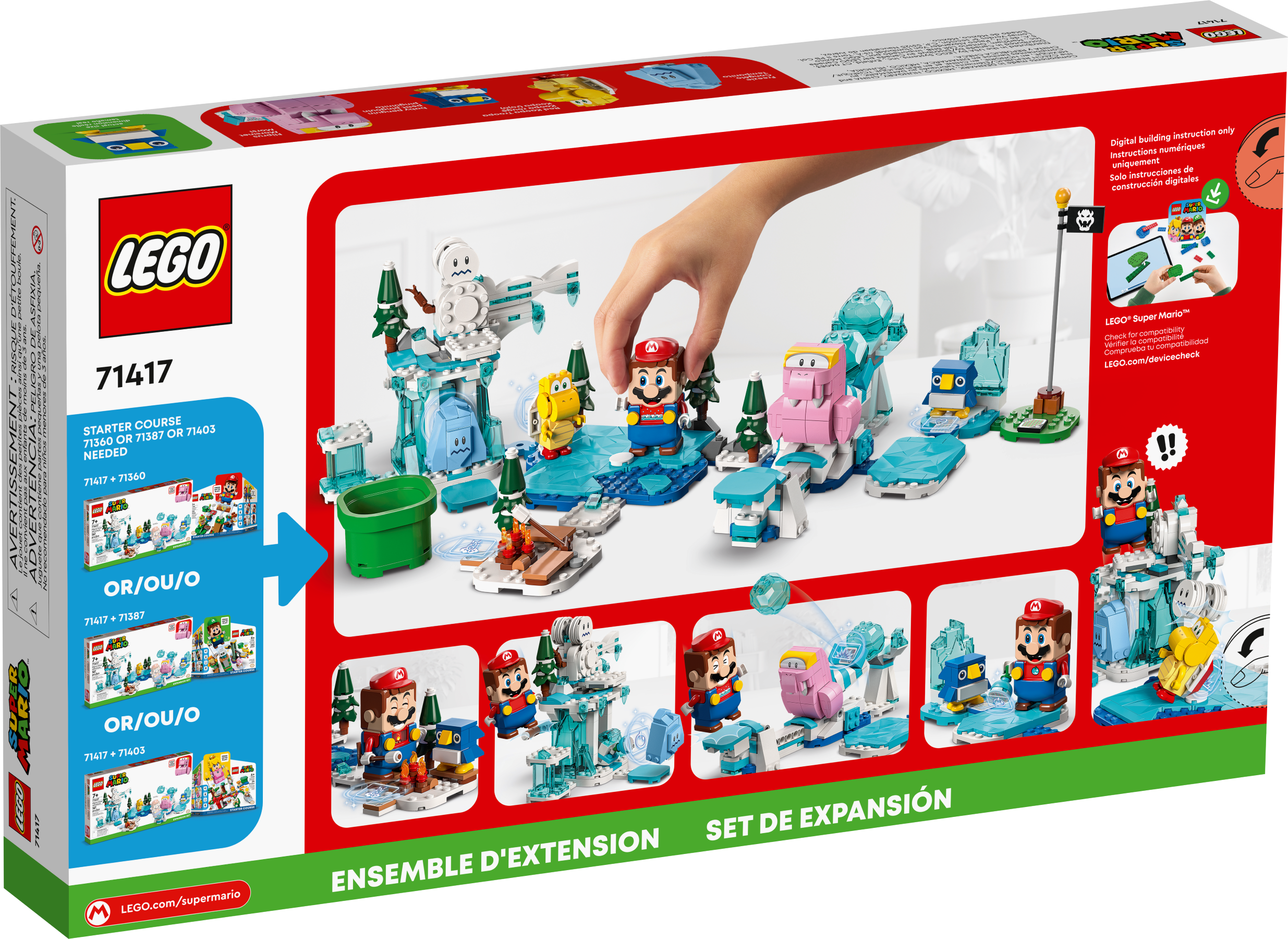 Conjunto de expansão Aventura na Neve de Morsinet 71417
