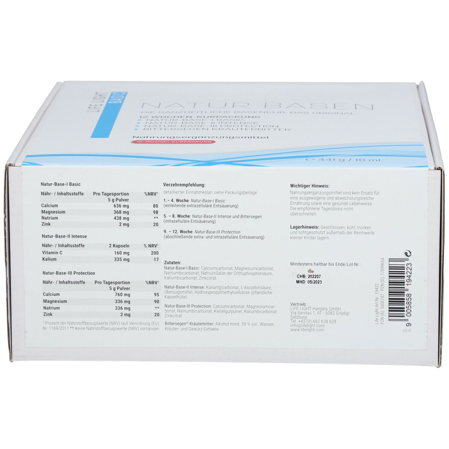 LIFE LIGHT® BASIC NATUR BASEN 12 WOCHEN KURPACKUNG