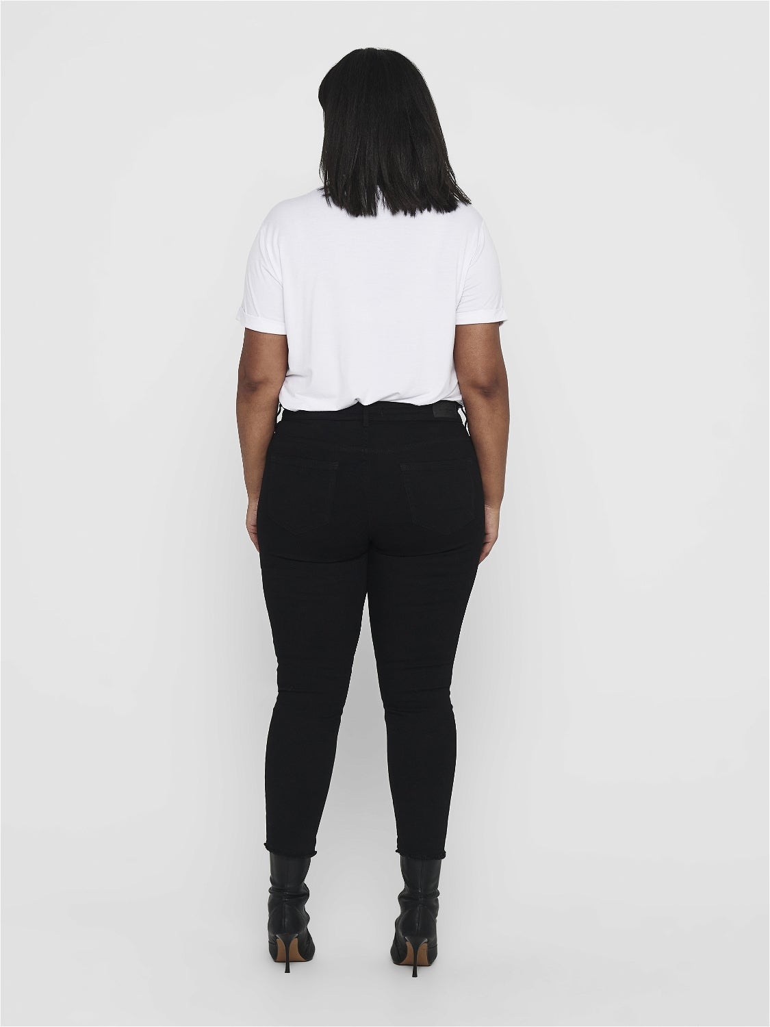 CARWILLY Mittlere Taille Skinny Fit Jeans Black