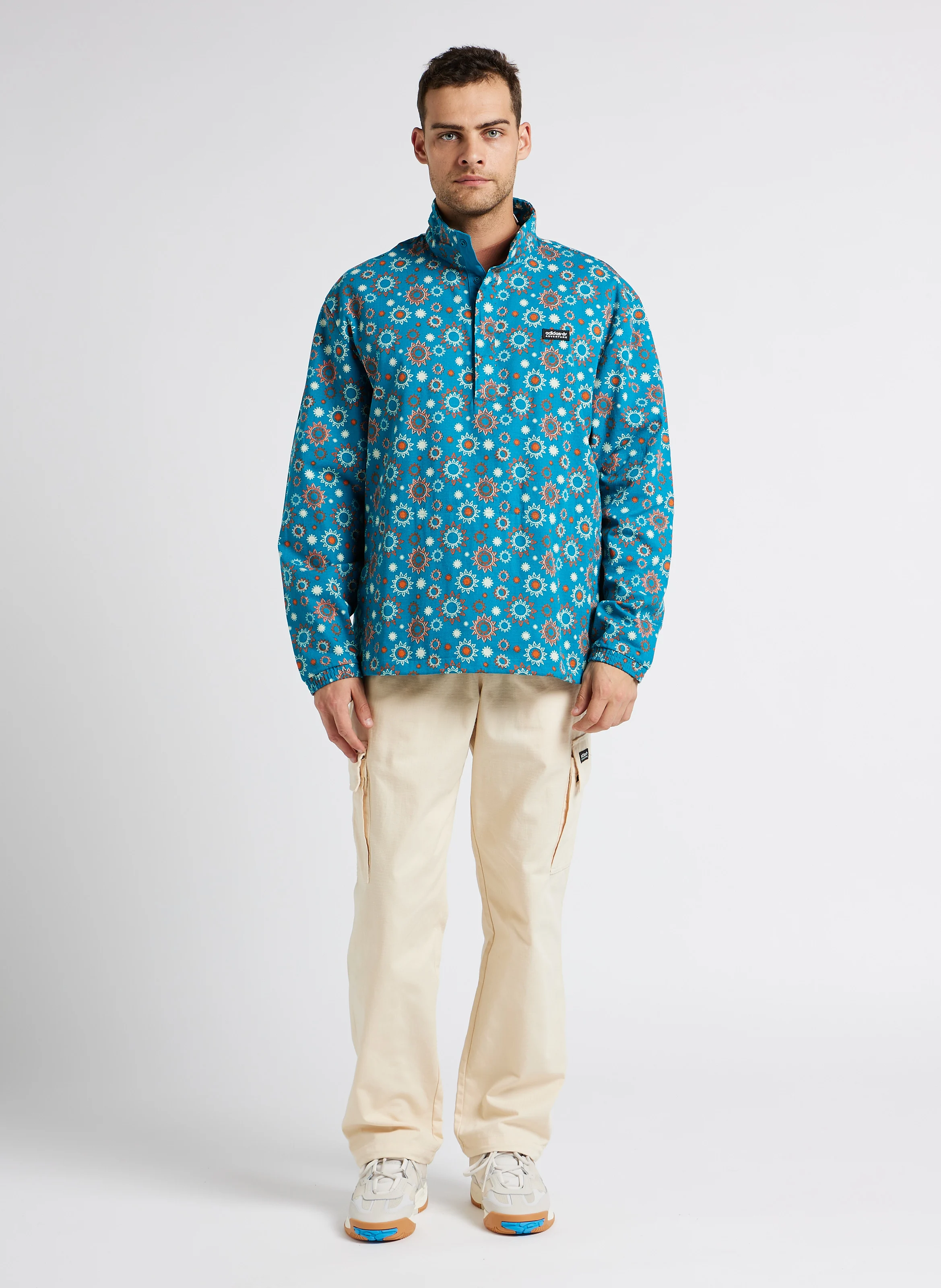 Pantalon cargo ample | Beige