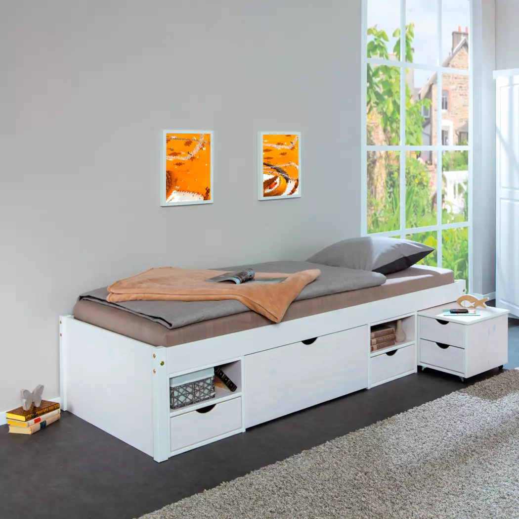 Funktionsbett Till 90 x 200 cm
