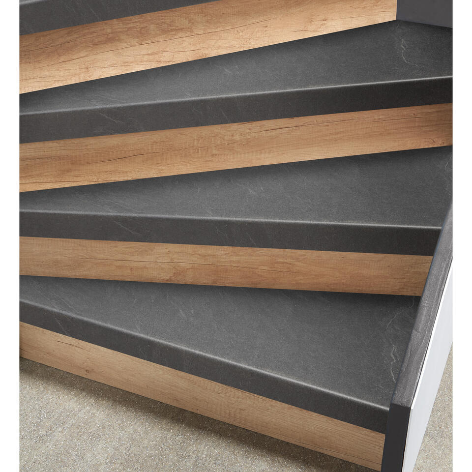 Traptrede Concrete Antraciet 90 cm