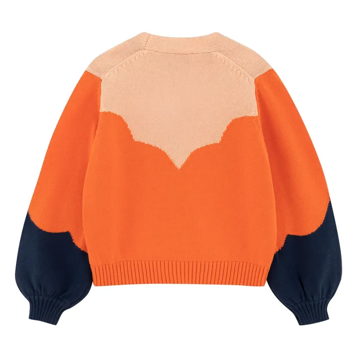 The Tiny Big Sister Cardigan Nora | Orange