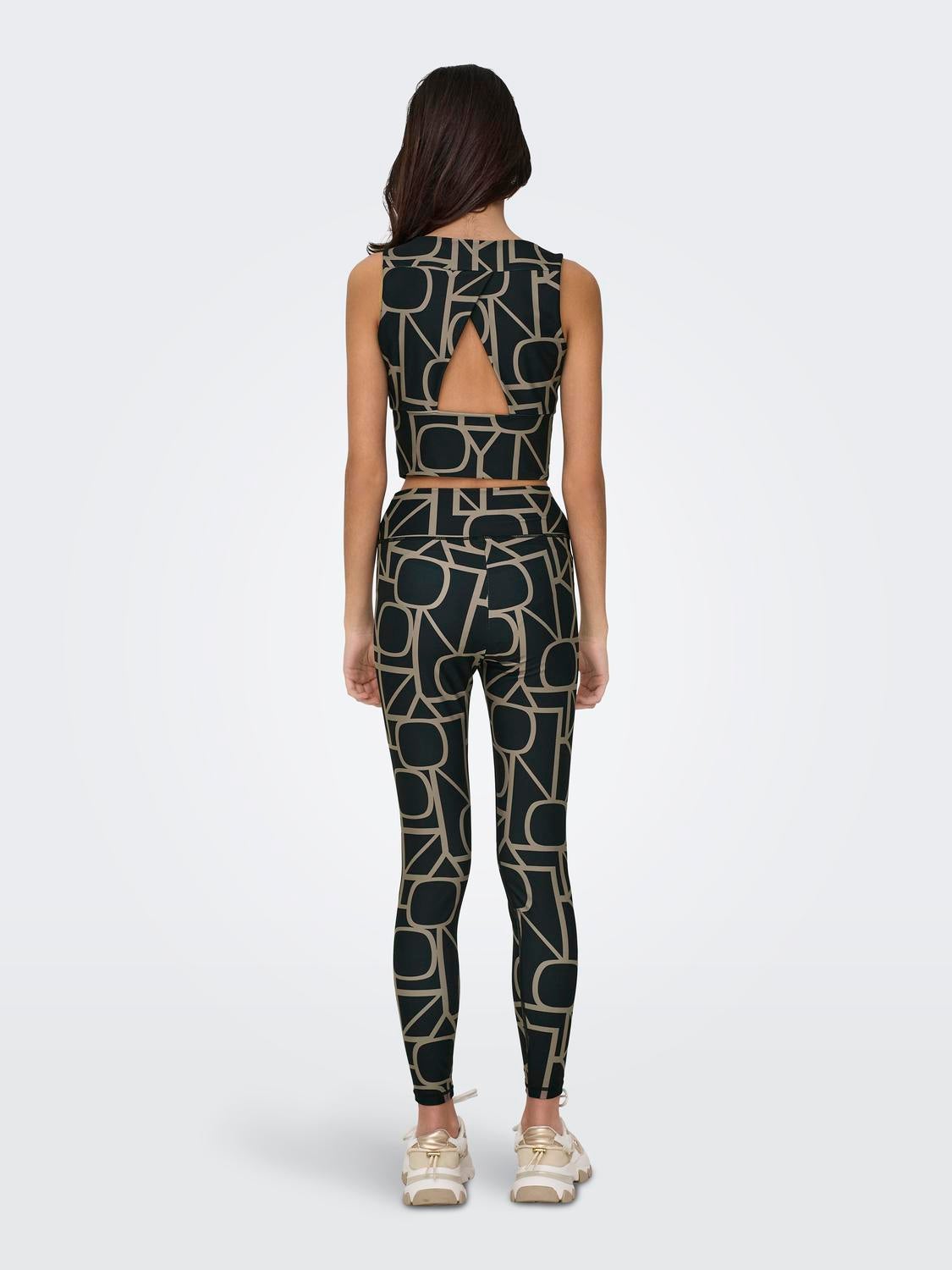 ONPFONT-2 Hohe Taille Skinny Fit Sportleggings Black