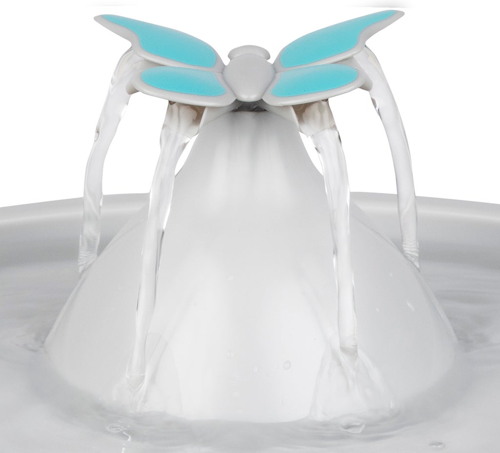 Petsafe Drinkwell drinkfontein Butterfly blauw 27,2 x 11,6 x 22,3 cm