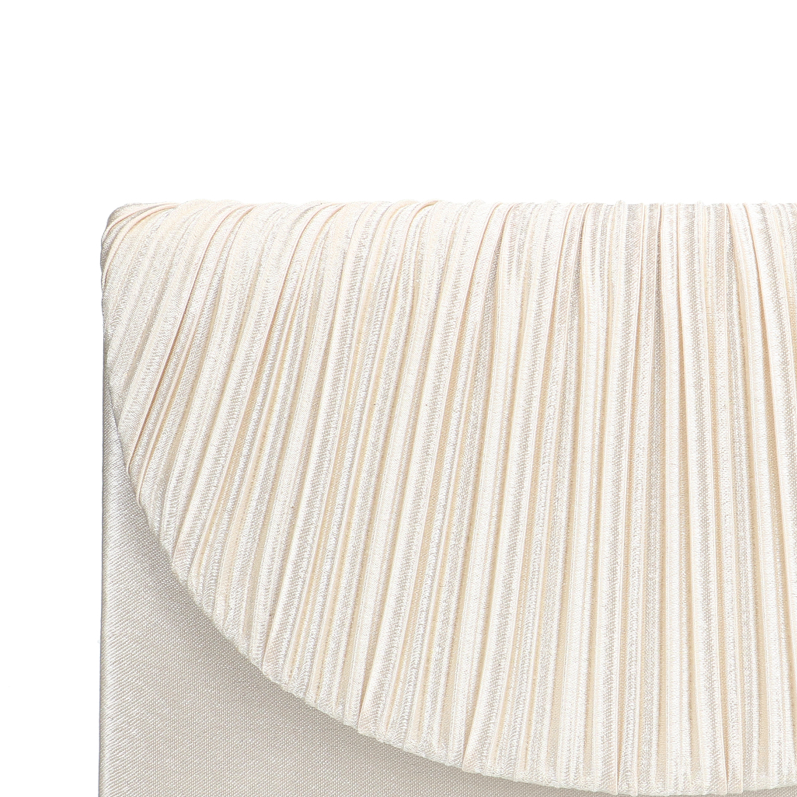 Beige clutch met gouden glitters