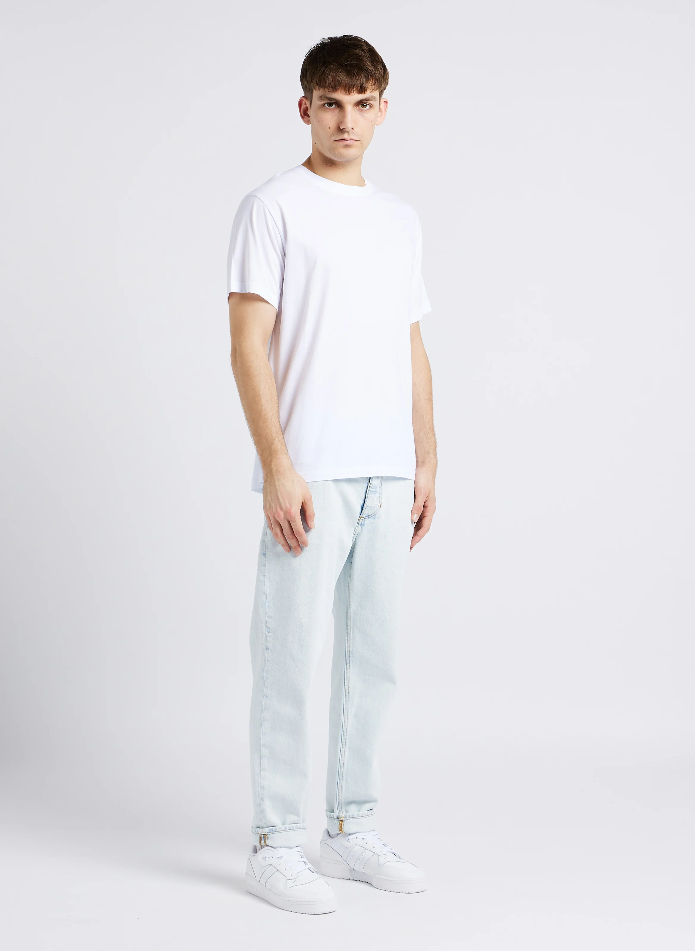 VUPAVILLE - Tee-shirt à col rond en coton | Blanc