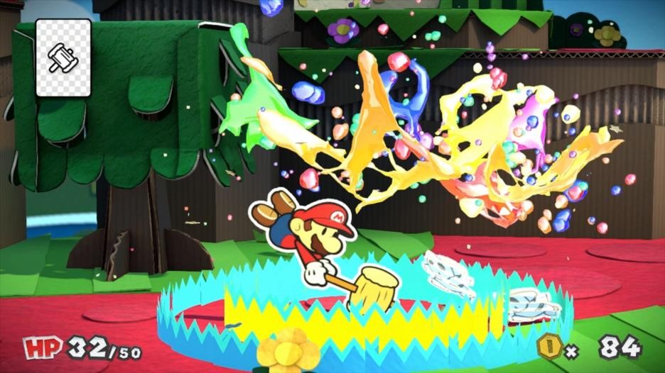 Paper Mario Color Splash- Wii U