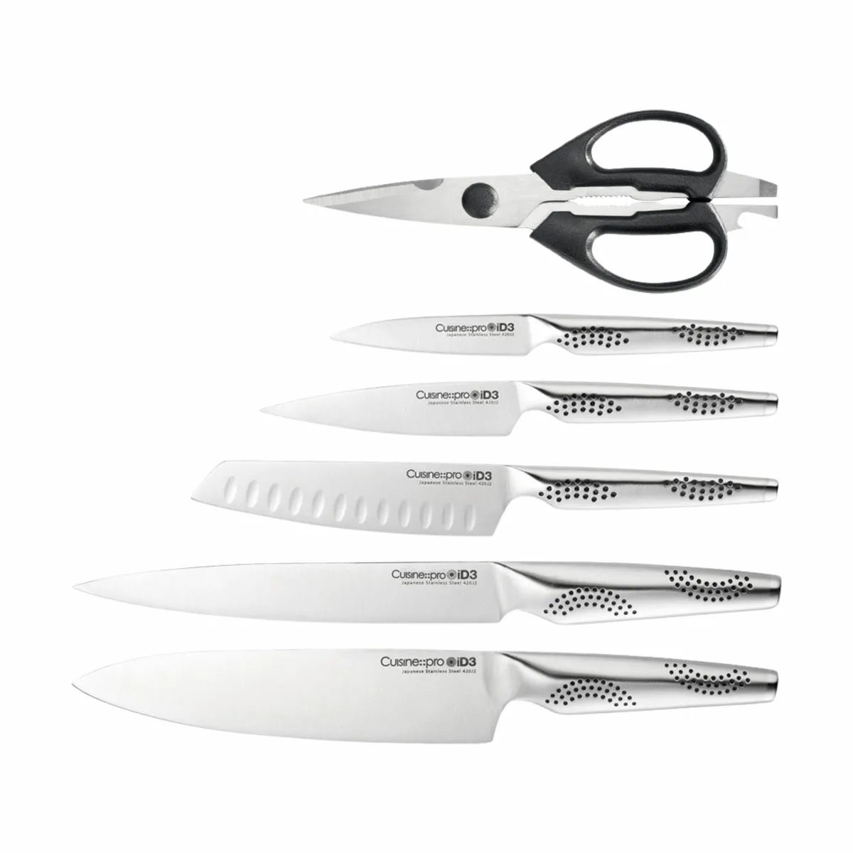 THE CUSTOM CHEF™ iD3® Tora Knivblok - 7 dele