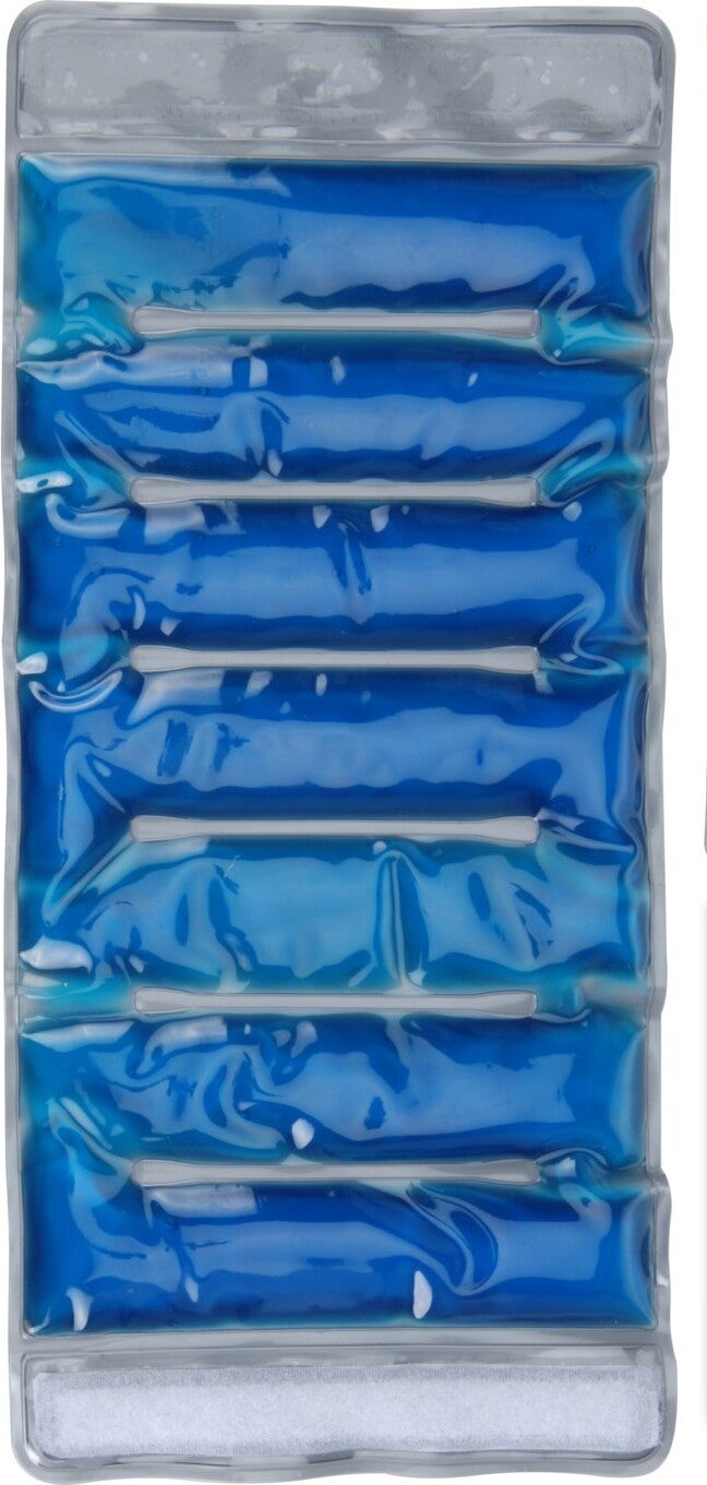 Koelelement fles grijs 33 x 2 x 15 cm