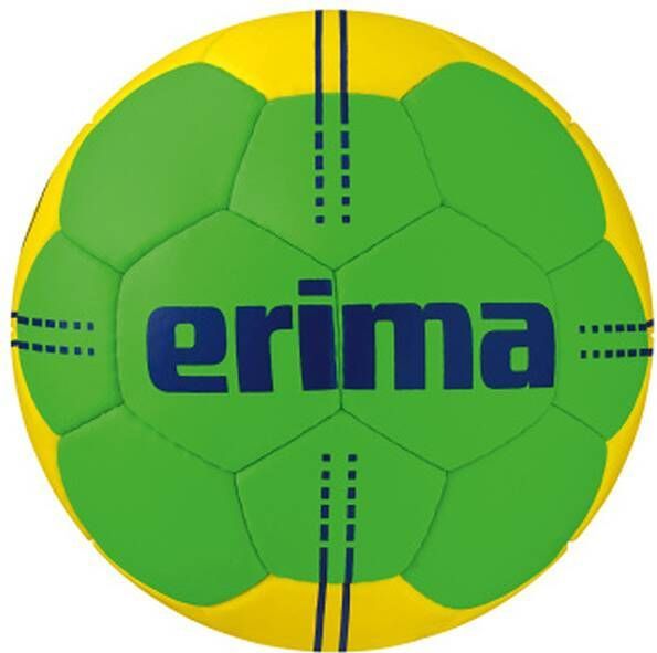 Erima Handbal- Pure Grip No.4 - green/geel - Unisex - Maat 2