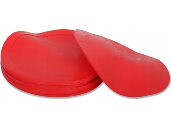 Maxwel Treningsfeltpuck 15cm rød - 10 stk