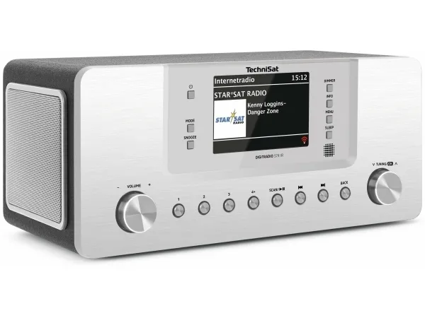 TechniSat DigitRadio 574 IR - Audiosystem - 2 x 5 Watt - sølv