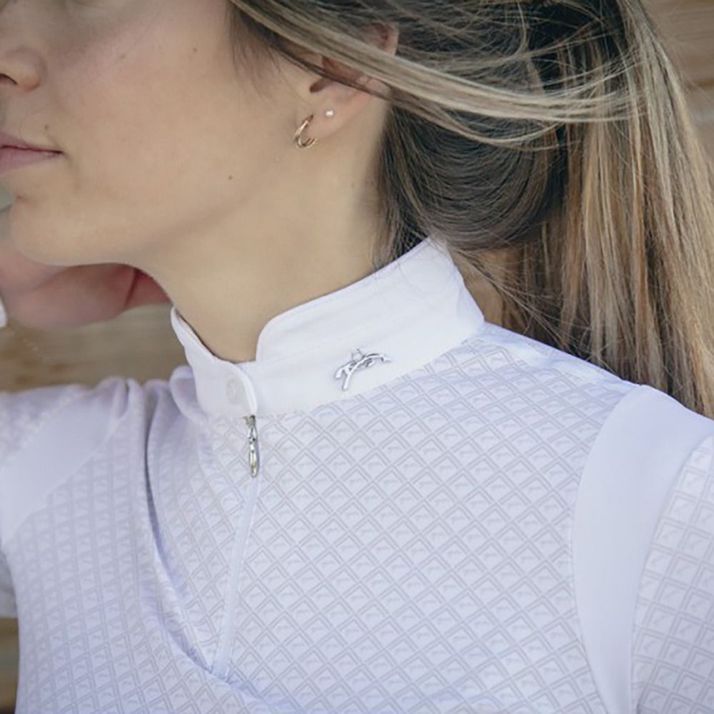 Pénélope SEVILLE - Polo de concours Femme blanc
