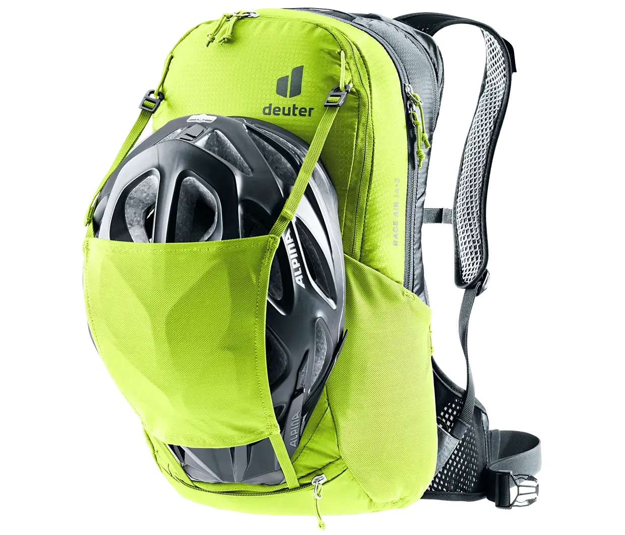 Deuter Race Air 14+3 Fietsrugzak Geel