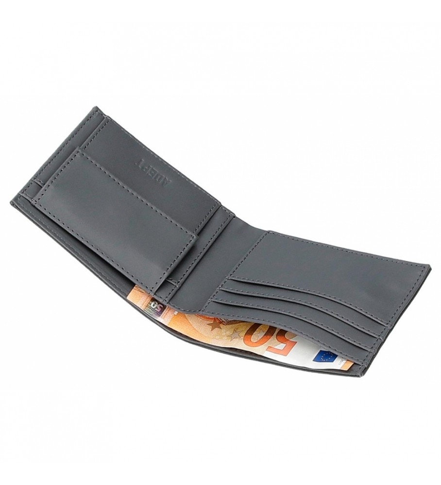 Carteira Joumma Bags Adept Mark Simple Cinza