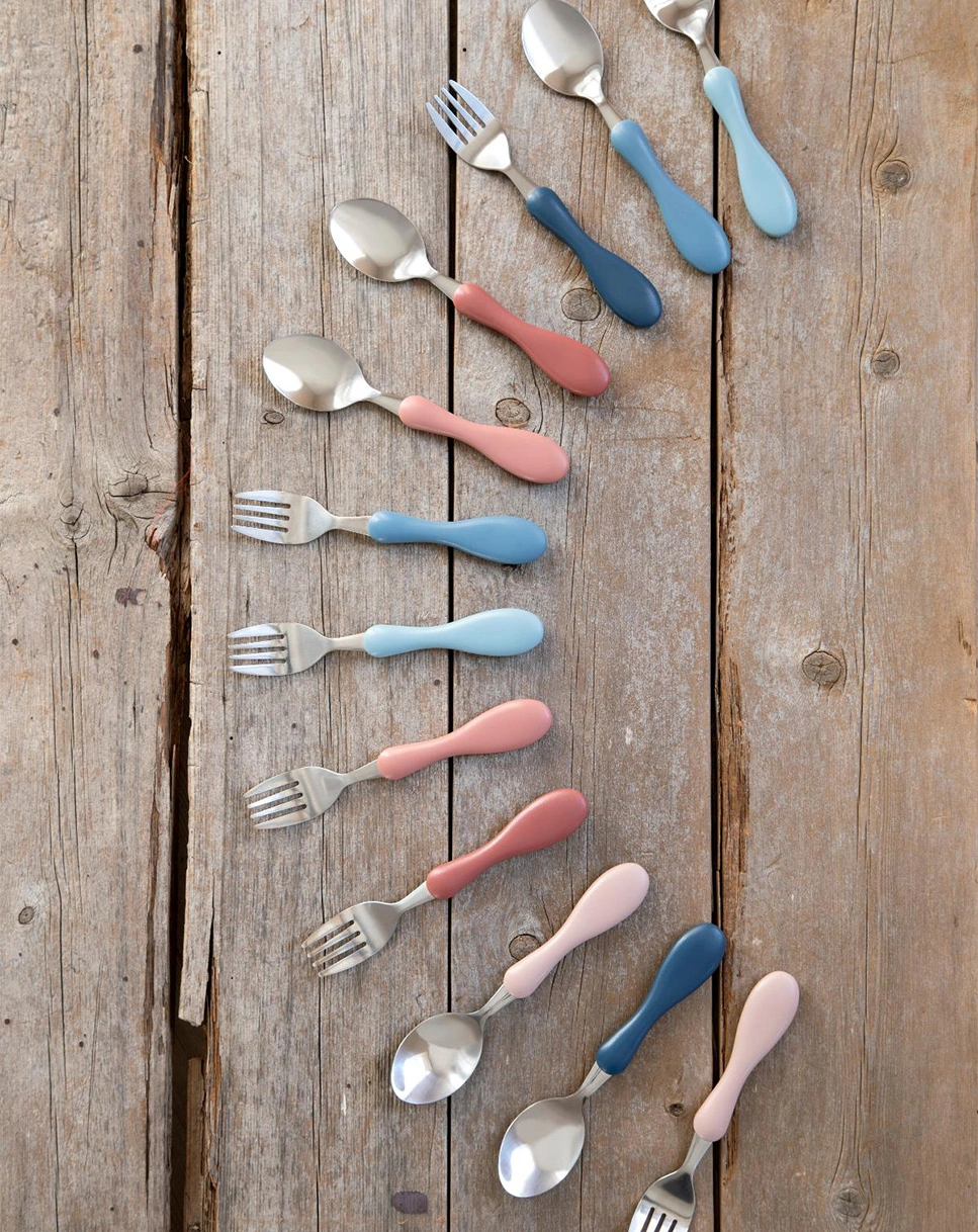 Gabel-Set REGENBOGEN in powder blue
