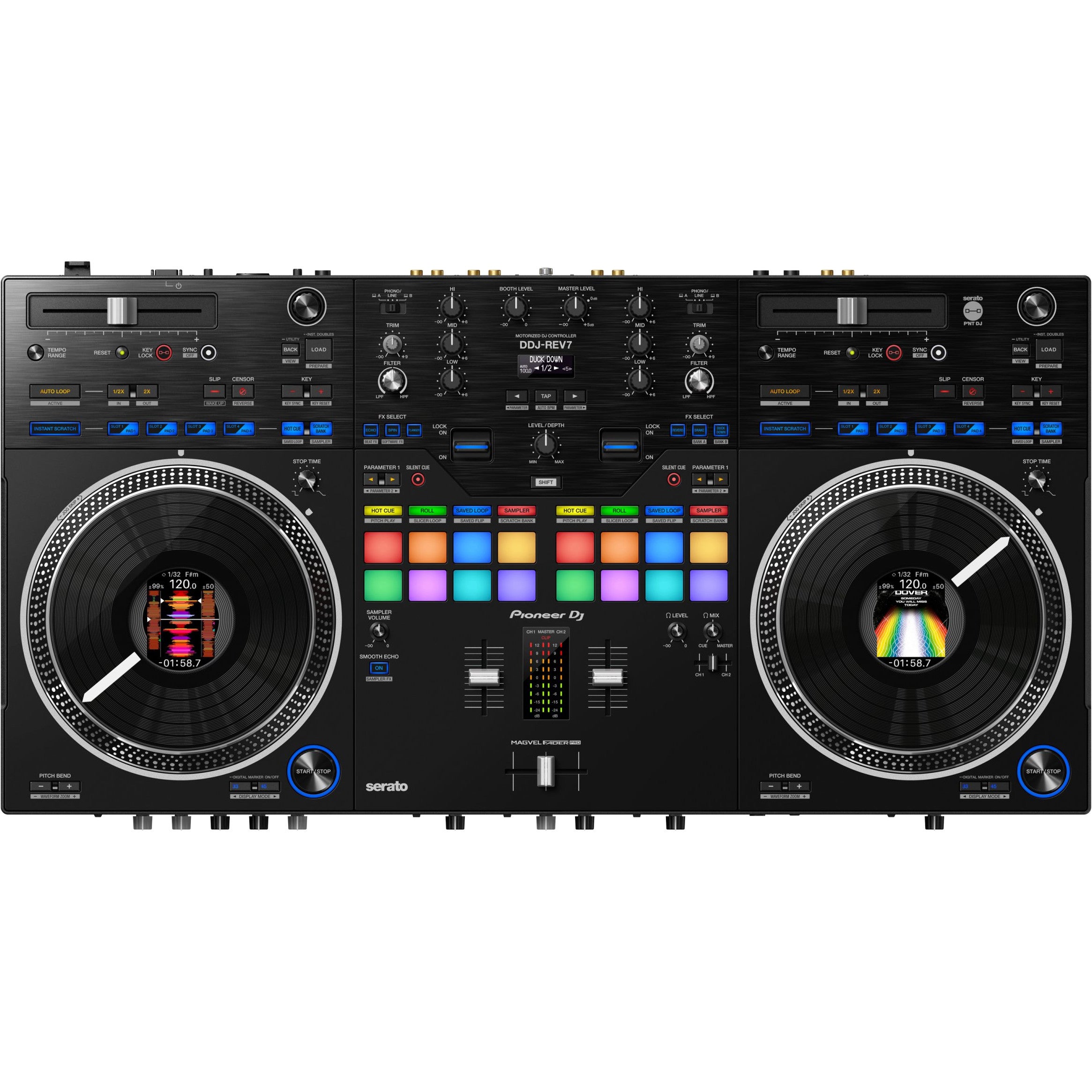 Pioneer DJ DDJ-REV7 DJ-controller voor Serato DJ Pro
