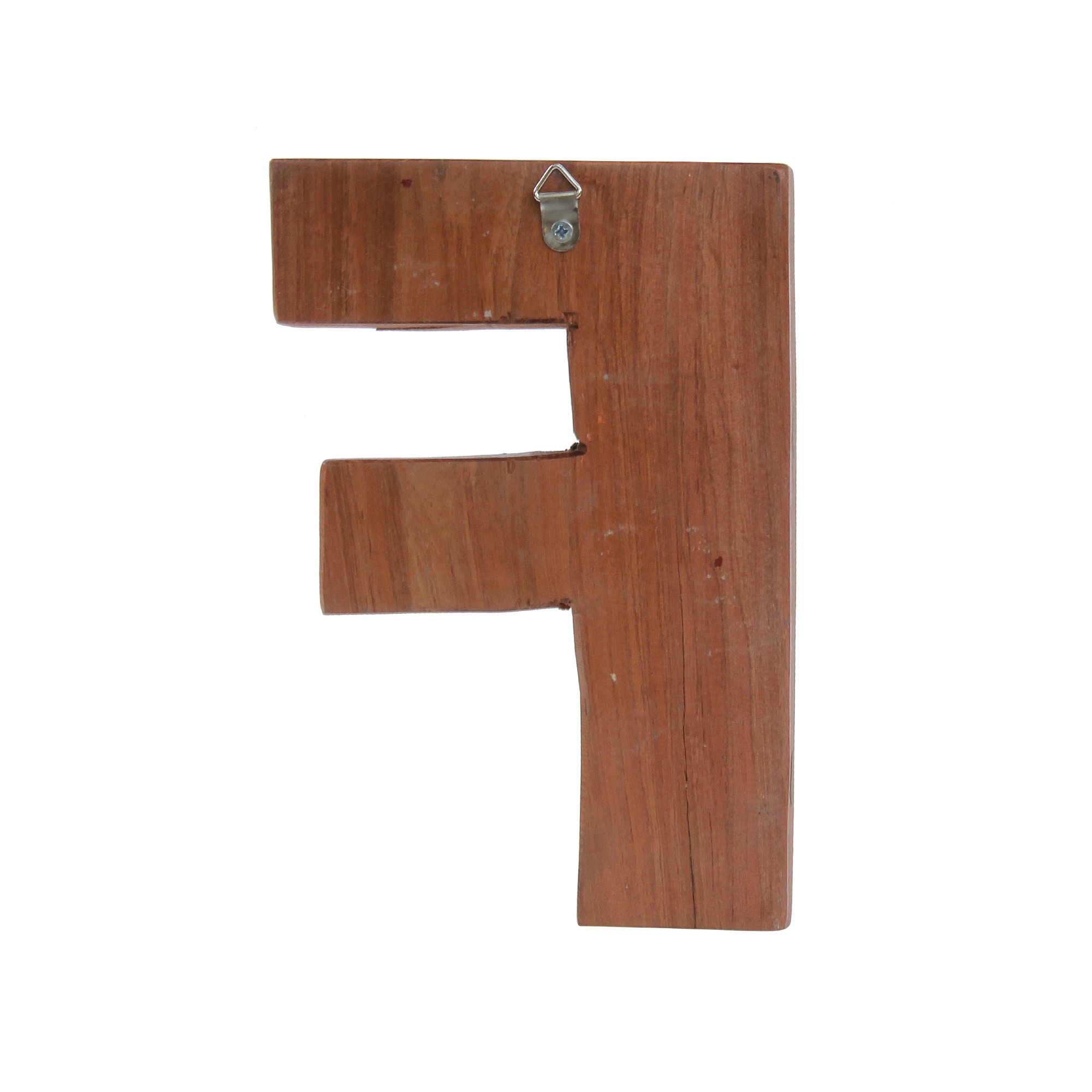 Holzbuchstabe 'F', mehrfarbig, T 2,5 cm, B 13 cm, H 19 cm von fischer's lagerhaus