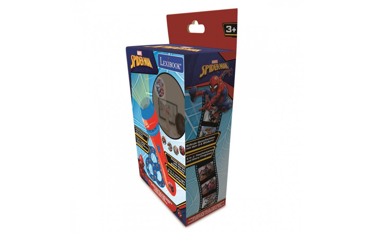 Spider Man Stories Projector projectie-zaklamp met 24 plaatjes