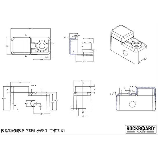 Rockboard Pedalsafe Type K1