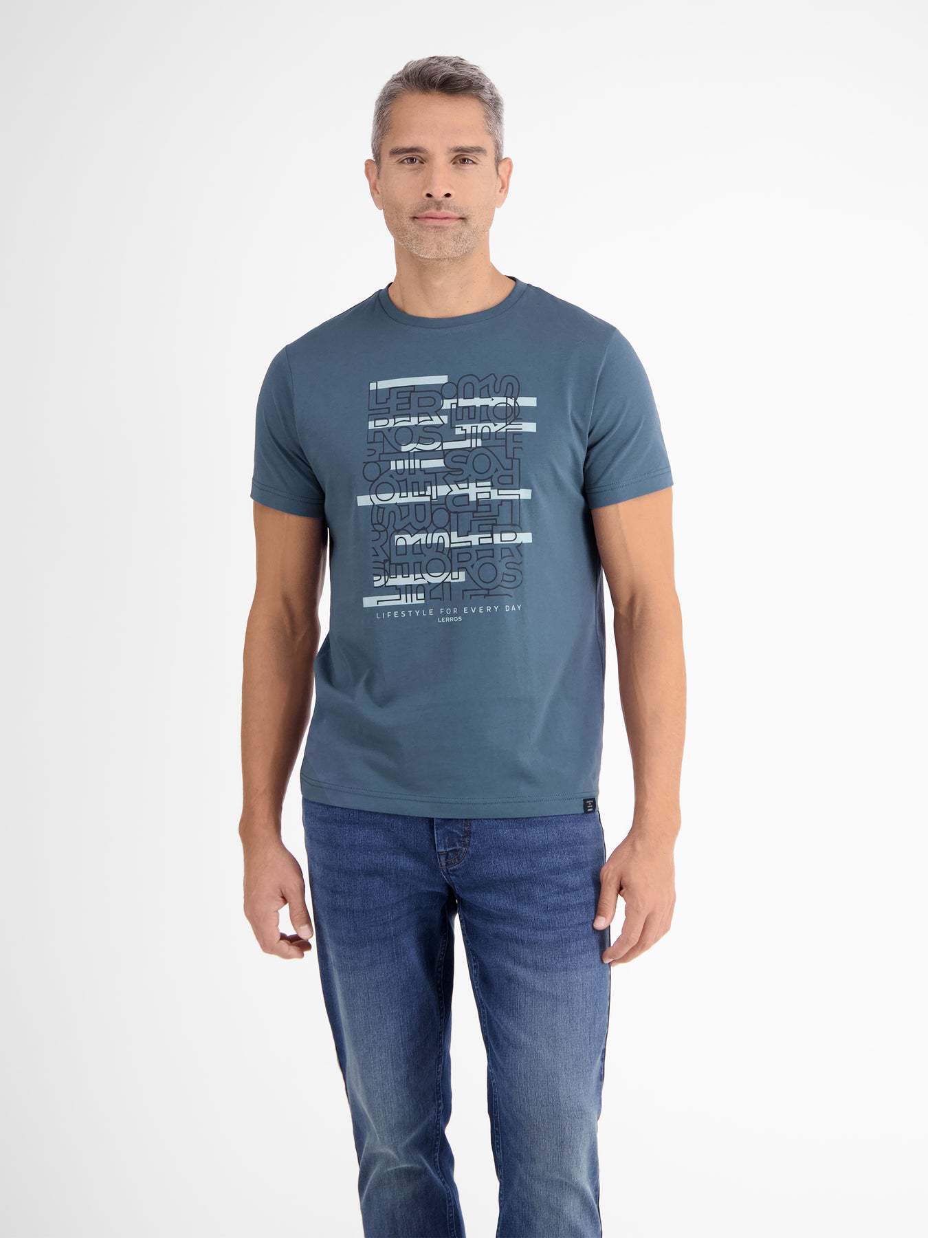 T-Shirt mit Logoprint und Rundhalsausschnitt