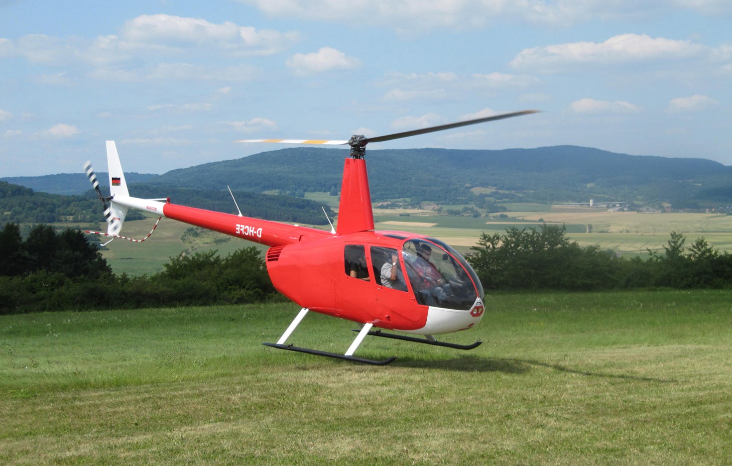 Hubschrauber selber fliegen Giebelstadt