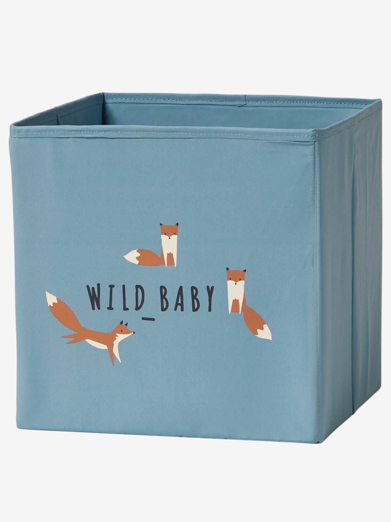 Conjunto de 3 Caixas Organizadoras Azuis Baby Fox