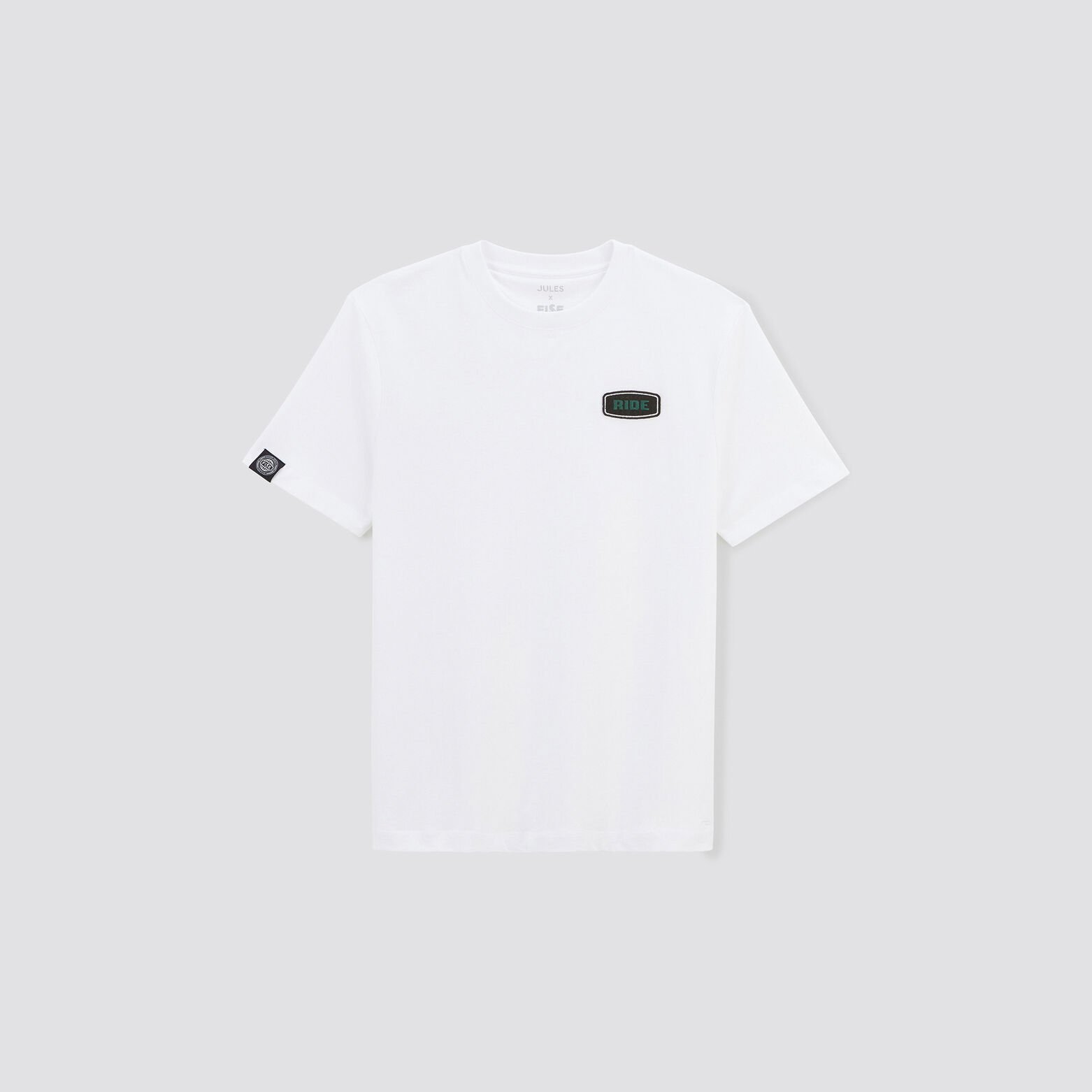 Tee-shirt RIDE licence FISE Blanc