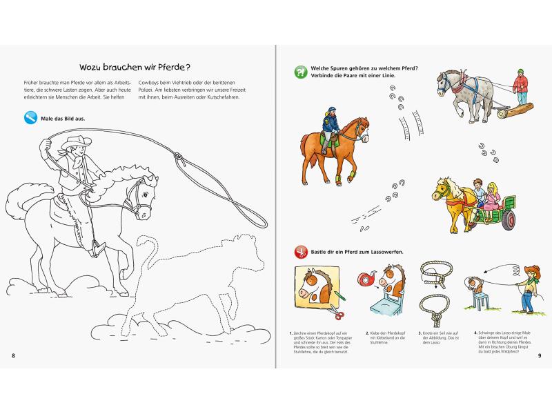 Ravensburger Kinder-Sachbuch WWW Aktiv-Heft Pferde Kinder-Sachbuch